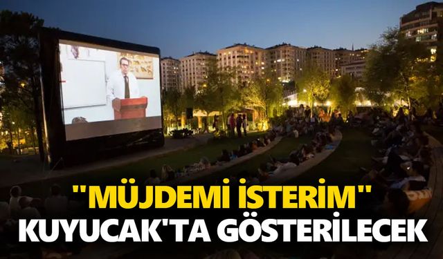 Kuyucak'ta açık hava sineması