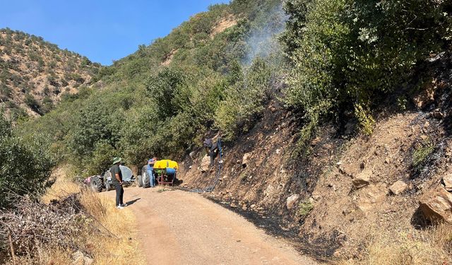 Kuyucak’ta korkutan yangın