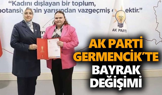 AK Parti Germencik’te bayrak değişimi