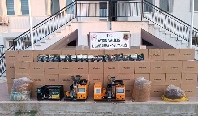 Aydın’da kaçak tütün operasyonu: 1 gözaltı
