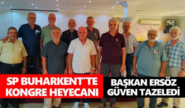 SP Buharkent'te kongre heyecanı
