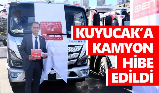 TBB'den Kuyucak'a destek