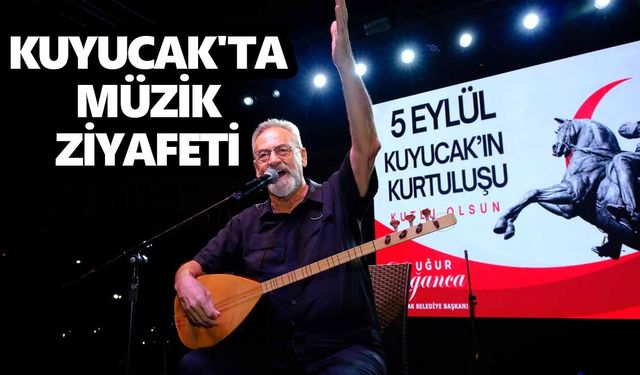 Kuyucak'ta müzik ziyafeti: Tolga Çandar sahne aldı