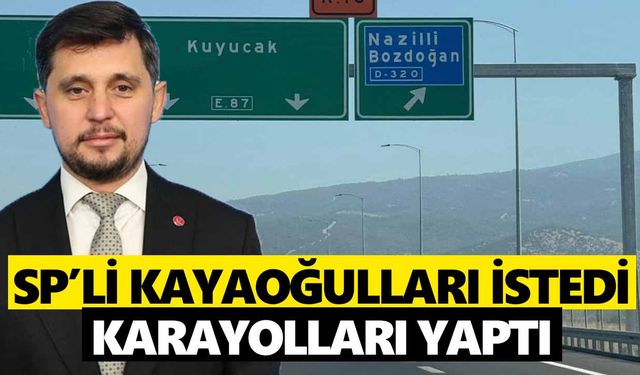 SP’li Kayaoğulları istedi, Karayolları yaptı