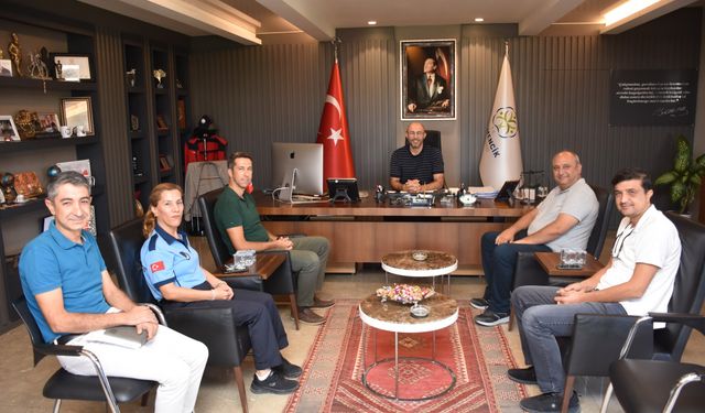 Germencik Belediyesi’nde yeni müdürlerden Zencirci’ye ziyaret