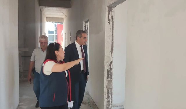 Germencik’te yeni hizmet binasında sona gelindi