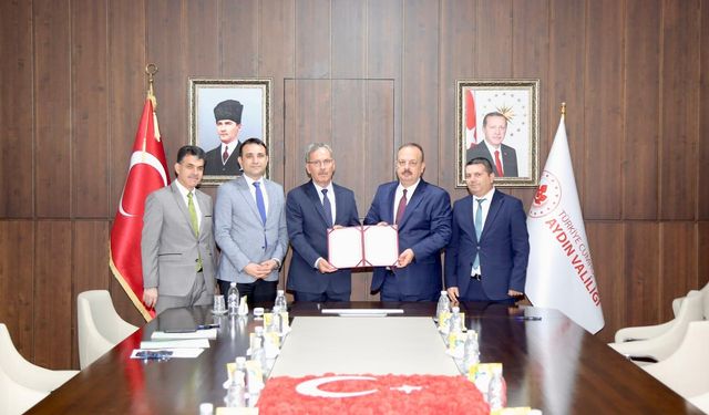 Çine’deki okul yenilecek! Vali protokolü imzaladı