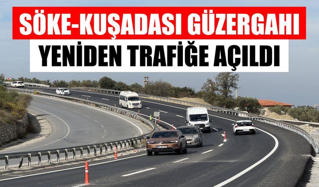 Aydın’da çöken yol tamamlandı