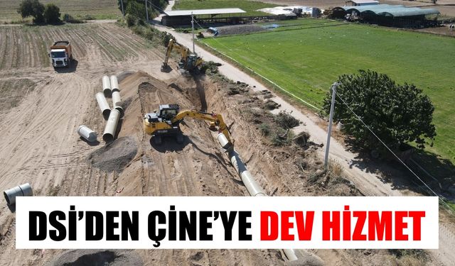Çine’de suyun her damlası değerlendiriliyor