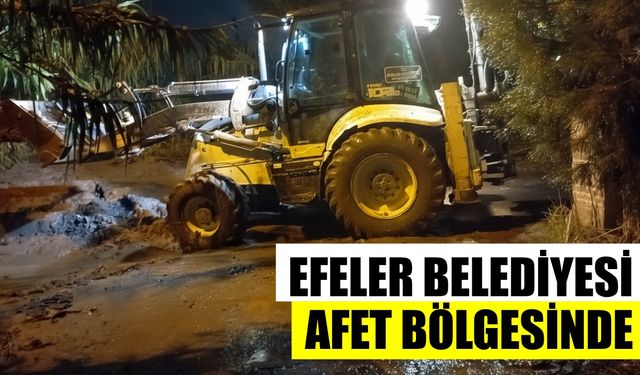 Efeler Belediyesi afet bölgesinde