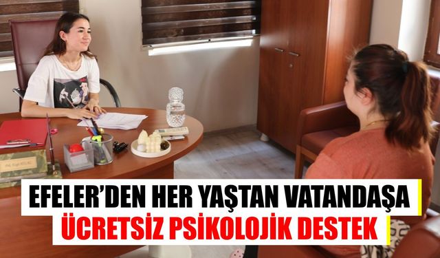 Efeler Belediyesi’nden ruh sağlığı için örnek proje