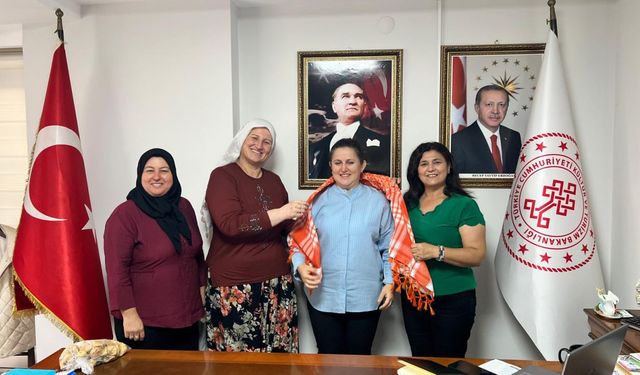 Germencik Yörükler Derneği’nden Müdür Sağınç’a ziyaret