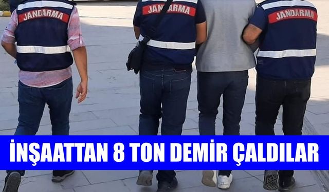 Kuşadası’nda inşaat demiri hırsızlığı: 3 kişi yakalandı