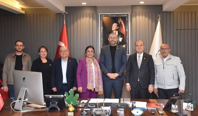 Zencirci, parti heyetini Germencik’te ağırladı