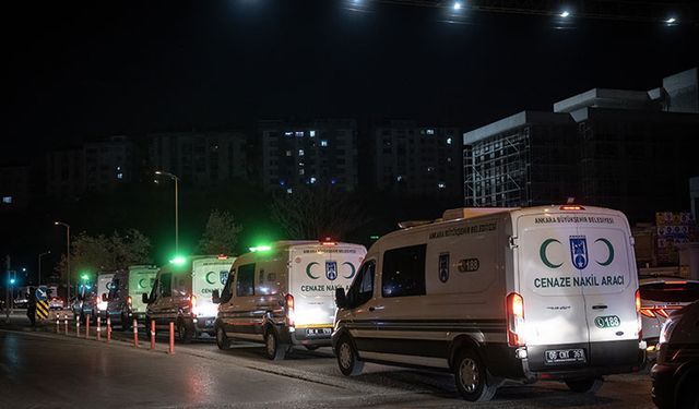 Şehitlerin naaşları adli tıptaki işlemlerin ardından Mürted Hava Üssü’ne gönderildi