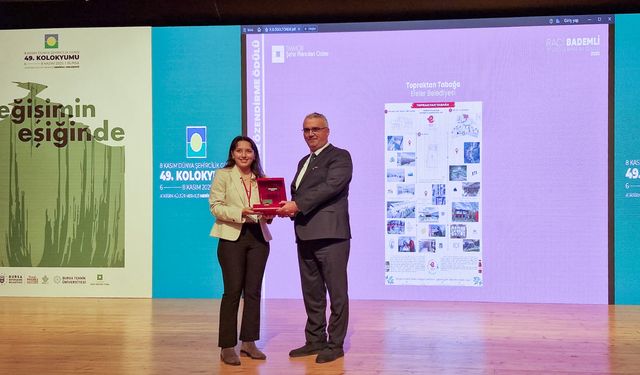 Efeler'in örnek projesinin ödülü teslim edildi