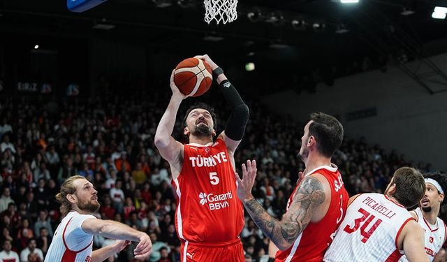 A Milli Takım, İsviçre’yi 25 sayı farkla geçti