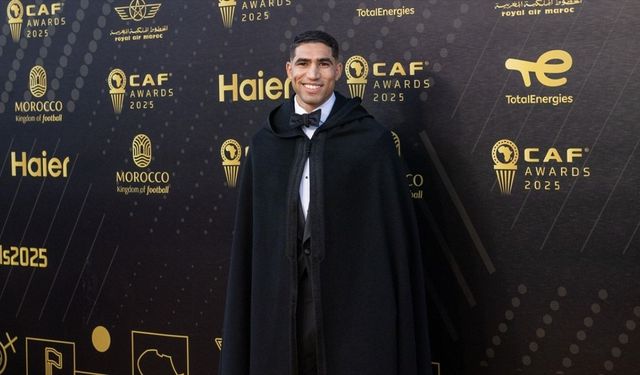 Achraf Hakimi, “Afrika’da Yılın Futbolcusu” ödülünü kazandı