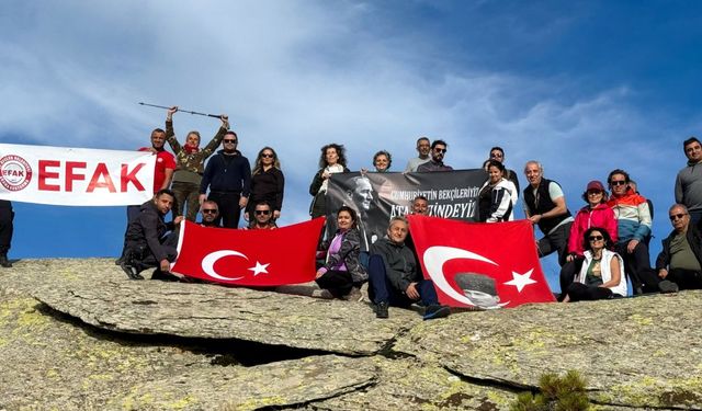 Atatürk’ün izinde anlamlı bir yürüyüş