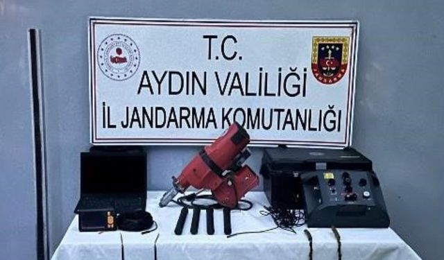 Aydın’da izinsiz kazı operasyonu: 5 kişi suçüstü yakalandı