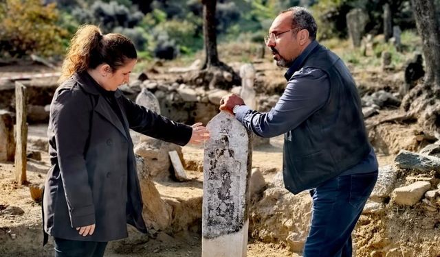 Aydın’da tarihi Bozyurt Horasan Mezarlığı’nda çalışmalar yakından takip ediliyor