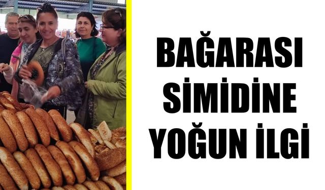 Bağarası simidine yoğun ilgi