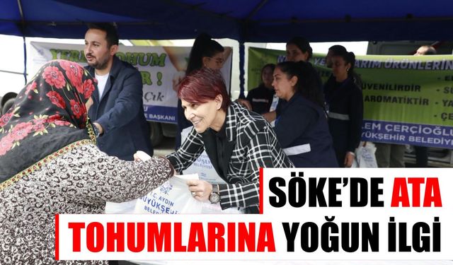 Başkan Çerçioğlu kışlık fideleri halka sundu