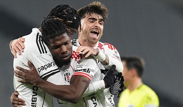 Beşiktaş, Karagümrük’te 2-0’lık galibiyetle coştu