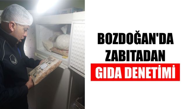 Bozdoğan'da gıda denetimi