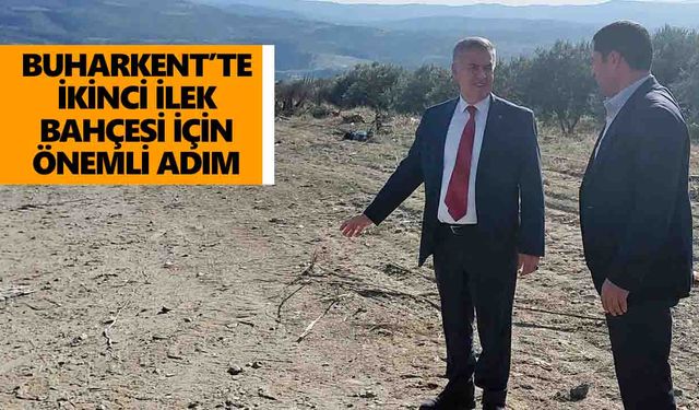 Buharkent'te ilek projesi sürüyor