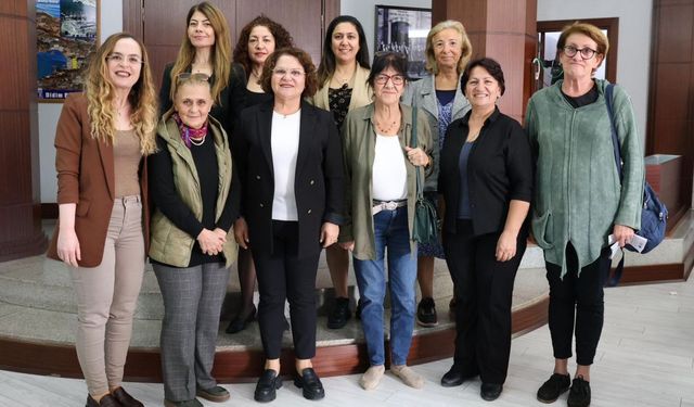 Didim Kadın Platformu’ndan Başkan Gençay’a anlamlı ziyaret