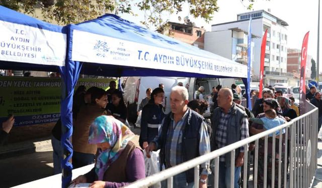 Germencik’te binlerce kışlık fide vatandaşlarla buluştu