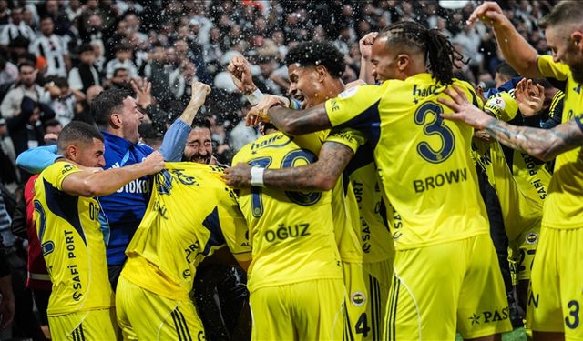 Derbide Fenerbahçe deplasmanda Beşiktaş’ı 3-2 mağlup etti