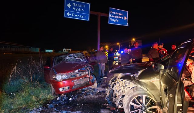 Bozdoğan’da feci kaza: 5 yaralı