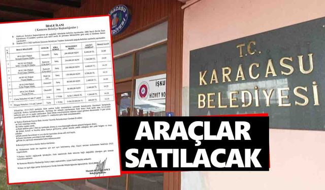 Karacasu Belediyesi açıkladı