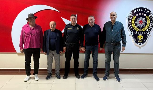 KUTO’dan Emniyet Müdürü ve Jandarma Komutanı’na hayırlı olsun ziyareti