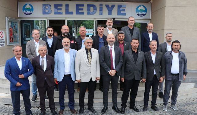 MHP' İl Başkanı Haluk Alıcık’tan Söke ziyareti