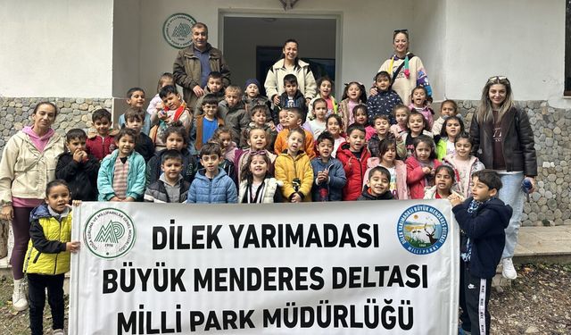 Sökeli minik öğrencilerin milli park ziyareti çevre bilincini güçlendirdi
