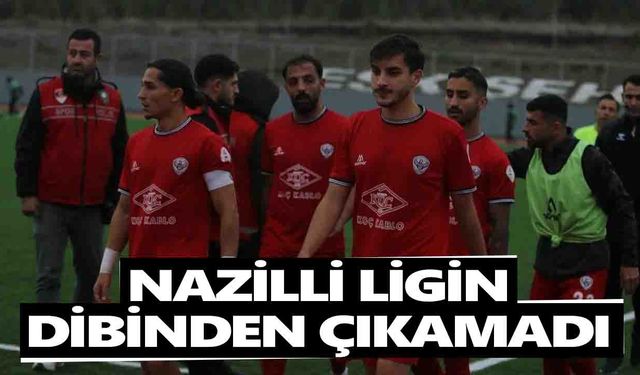 Nazilli ligin dibinden çıkamadı