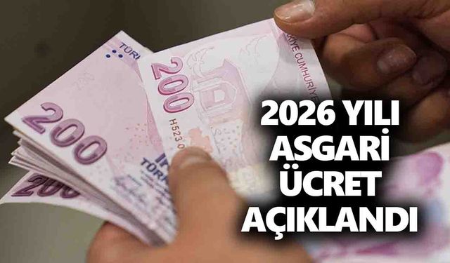 2026 yılı asgari ücret  28 bin 75 lira oldu