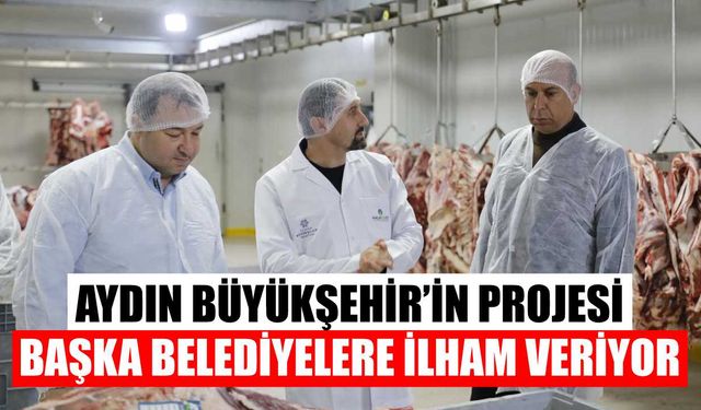 Aydın Büyükşehir’in projesi başka belediyelere ilham veriyor