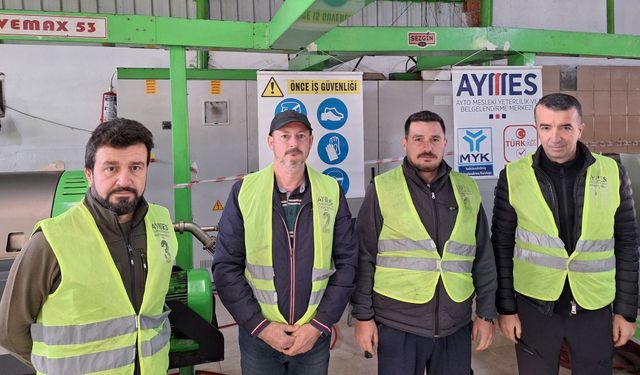 Aydın Ticaret Odası, Çanakkale’de zeytinyağı üretim operatörü sınavı düzenledi