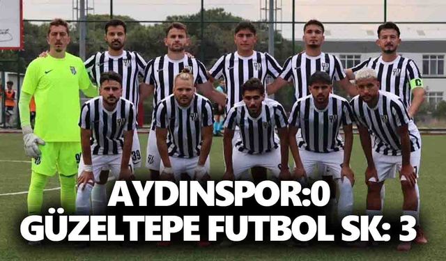 Aydınspor'a 3 kurşun