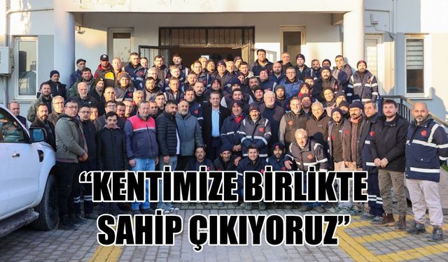 Başkan Yetişkin’den çalışma arkadaşlarına yeni yıl hediyesi