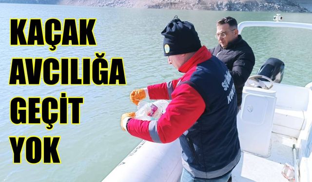 Bozdoğan Kemer Baraj Gölü’nde sıkı denetim