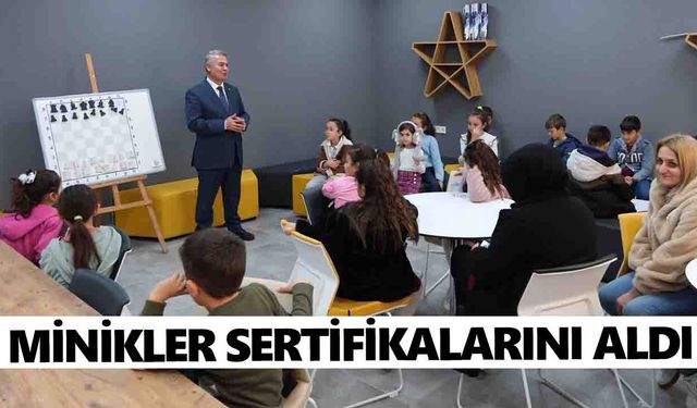 Buharkent’te satranç kursu tamamlandı