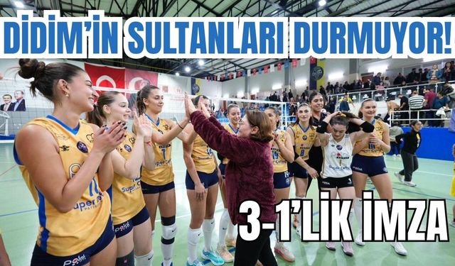 Didim’in sultanları durmuyor! 3-1’lik imza