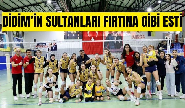 Didim’in Sultanları fırtına gibi esti