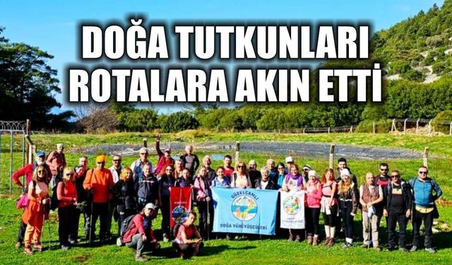 Doğa tutkunları rotalara akın etti
