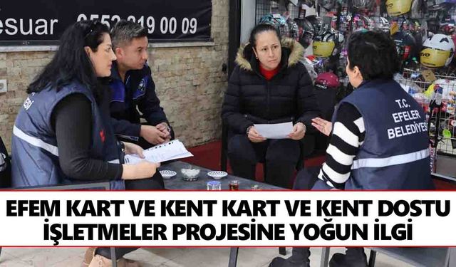EFEM Kart ve Kent Kart projesine yoğun ilgi
